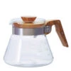 Hario Coffee Server Glaskanne Mit Olivenholz -Geschäft Für Kaffeemaschinen Und Zubehör 101511 101511 hario coffee server 600 ml olive wood new