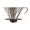 Hario V60 Metal Dripper Stainless -Geschäft Für Kaffeemaschinen Und Zubehör 101573 101573 hario v60 metal dripper stainless neuneu