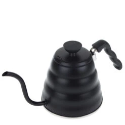 Hario V60 Edelstahl Wasserkessel Buono 1,2 L Mattschwarz