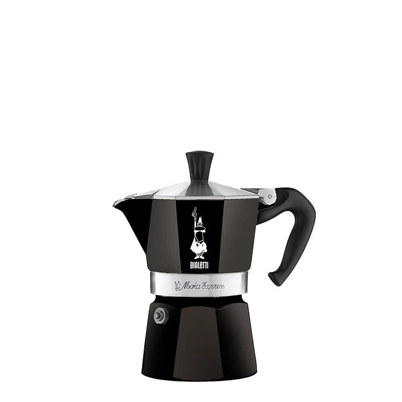 Bialetti Moka Express - 1 Tasse SCHWARZ 3 Bialetti Moka Express - 1 Tasse SCHWARZ