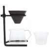 Kinto Handfilter Kaffee Set Schwarz 2 Tassen