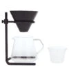 Kinto Handfilter Kaffee Set Schwarz 4 Tassen -Geschäft Für Kaffeemaschinen Und Zubehör 102897 102897 kinto handfilter set schwarz 4 tassen komplett