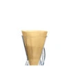 Papierfilter Natur Für 1 - 3 Tassen -Geschäft Für Kaffeemaschinen Und Zubehör 103075 103075 chemex papierfilter natur 1 3 tassen frontal