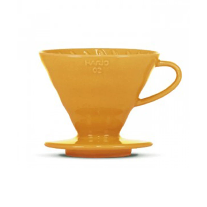 Hario V60 Coffee Dripper Keramik 02 Orange 3 Hario V60 Coffee Dripper Keramik 02 Orange