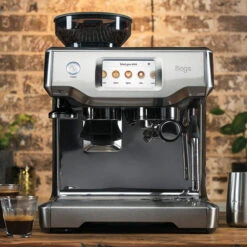 Sage Barista Touch Edelstahl Grau -Geschäft Für Kaffeemaschinen Und Zubehör 104450 104450 sage barista touch edelstahl grau mood