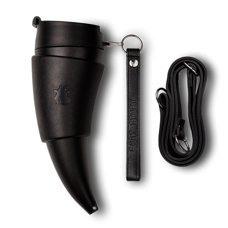 Goat Mug Kunstleder Schwarz 470 Ml