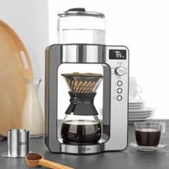 Pour Over Filterkaffeemaschine + Waage Edelstahl Schwarz 8 Pour Over Filterkaffeemaschine + Waage Edelstahl Schwarz -Geschäft Für Kaffeemaschinen Und Zubehör 105206 105206 beem pour over filterkaffeemaschine mitwaage kuchenmoodbild