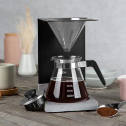Kaffeebereiter Set Pour Over Beton -Geschäft Für Kaffeemaschinen Und Zubehör 105207 105207 beem kaffeebereiter set pour over beton moodkueche