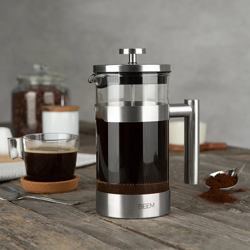 French Press 1000 Ml Edelstahl 5 French Press 1000 Ml Edelstahl – Bild 3