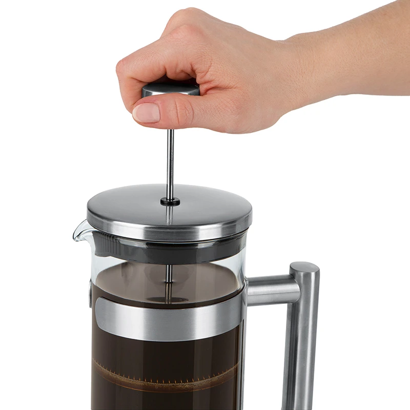French Press 1000 Ml Edelstahl 4 French Press 1000 Ml Edelstahl – Bild 2