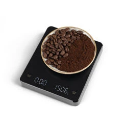 Coffee Scale Mit Timer Schwarz -Geschäft Für Kaffeemaschinen Und Zubehör 105211 105211 beem kaffeewage mit timer schwarz kaffeaufwaage