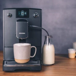 NICR 690 CafeRomatica -Geschäft Für Kaffeemaschinen Und Zubehör 105382 105382 nivona caferomatica nicr 690 matt schwarz chrom 3