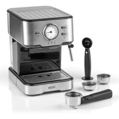Siebträgermaschine Espresso Select Schwarz Edelstahl -Geschäft Für Kaffeemaschinen Und Zubehör 105408 105408 beem siebtragermaschine espresso select mitzubehoer