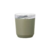 Kinto To-Go Tumbler 240 Ml Mit Stöpsel Khaki -Geschäft Für Kaffeemaschinen Und Zubehör 105558 105558 kinto togotumbler 240ml with plug khaki