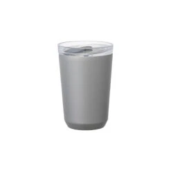 Kinto To-Go Tumbler 360 Ml Mit Stöpsel Silber