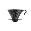 Hario V60 Metal Dripper 02 Black 1 Hario V60 Metal Dripper 02 Black -Geschäft Für Kaffeemaschinen Und Zubehör 105790 105790 hario v60 metal dripper black